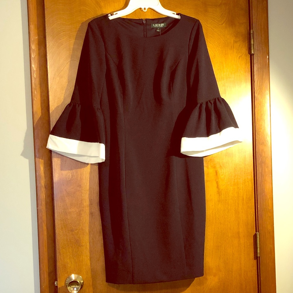 Ralph Lauren balloon sleeve dress